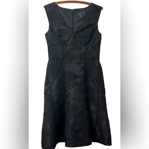 Brand new! Vera Wang Women’s Black Brocade Cocktail Dress - Picture 1 of 5
